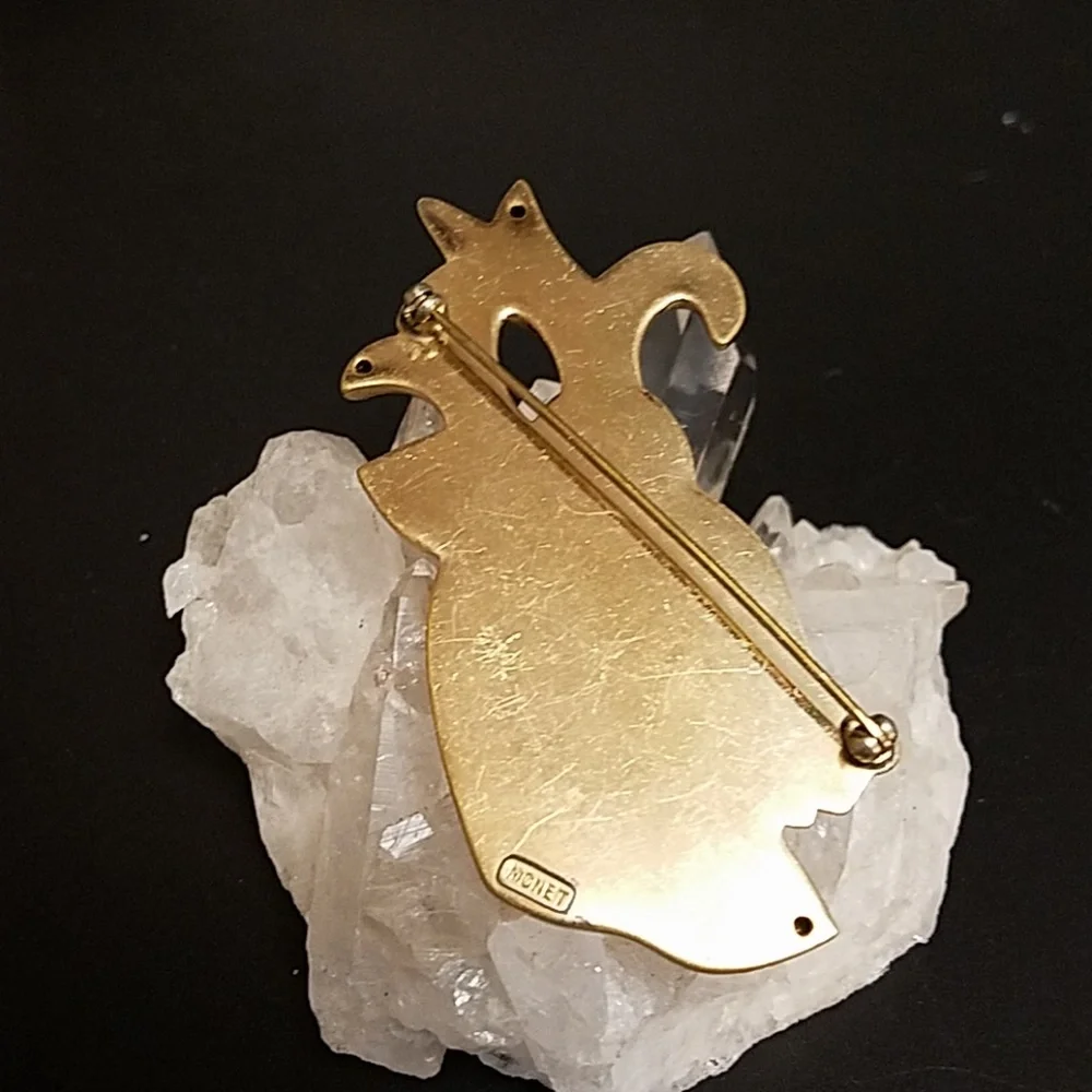 Rare 1940's Monet Reindeer Brooch